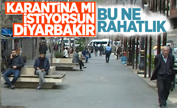 Evde Kal çağrısı Diyarbakır'da karşılık bulmadı