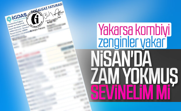 Doğalgaza nisan ayında zam yok