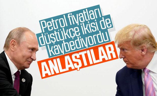 Putin ve Trump petrol krizi konusunda anlaşma sağladı