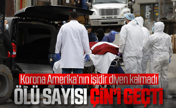 ABD'deki koronavirüs ölümleri Çin'i geçti