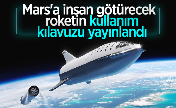 SpaceX, Starship gemisinin kullanım kılavuzunu yayınladı