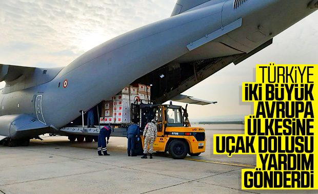 Türkiye'den İspanya ve İtalya'ya korona yardımı