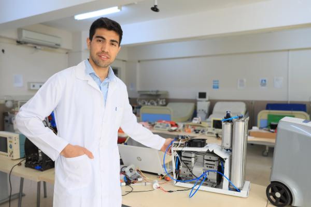 Meslek lisesinden yarı fiyatına solunum cihazı