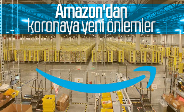 Amazon, depo çalışanları için korona önlemlerini artırdı