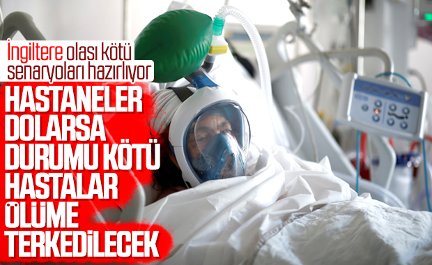 İngiltere'de korona hastaları ölüme terkedilebilecek