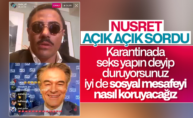 Nusret'ten, Mehmet Öz'e seks sorusu 