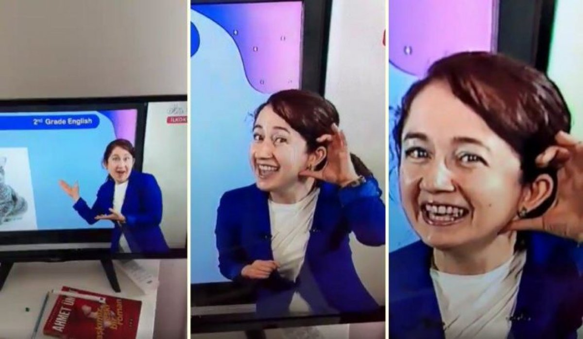eba tv de ders anlatan eglenceli ogretmen