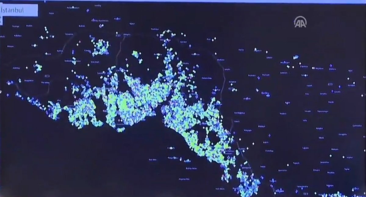 İstanbul'un koronavirüs haritası
