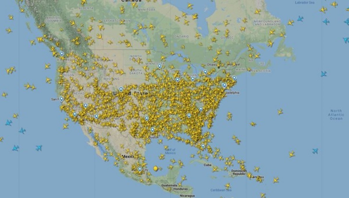 ABD hava trafiğindeki yoğunluk endişelendirdi