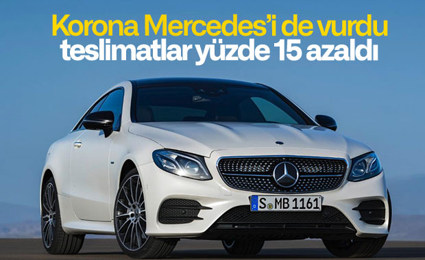 Mercedes'in araç teslimatları yüzde 15 azaldı