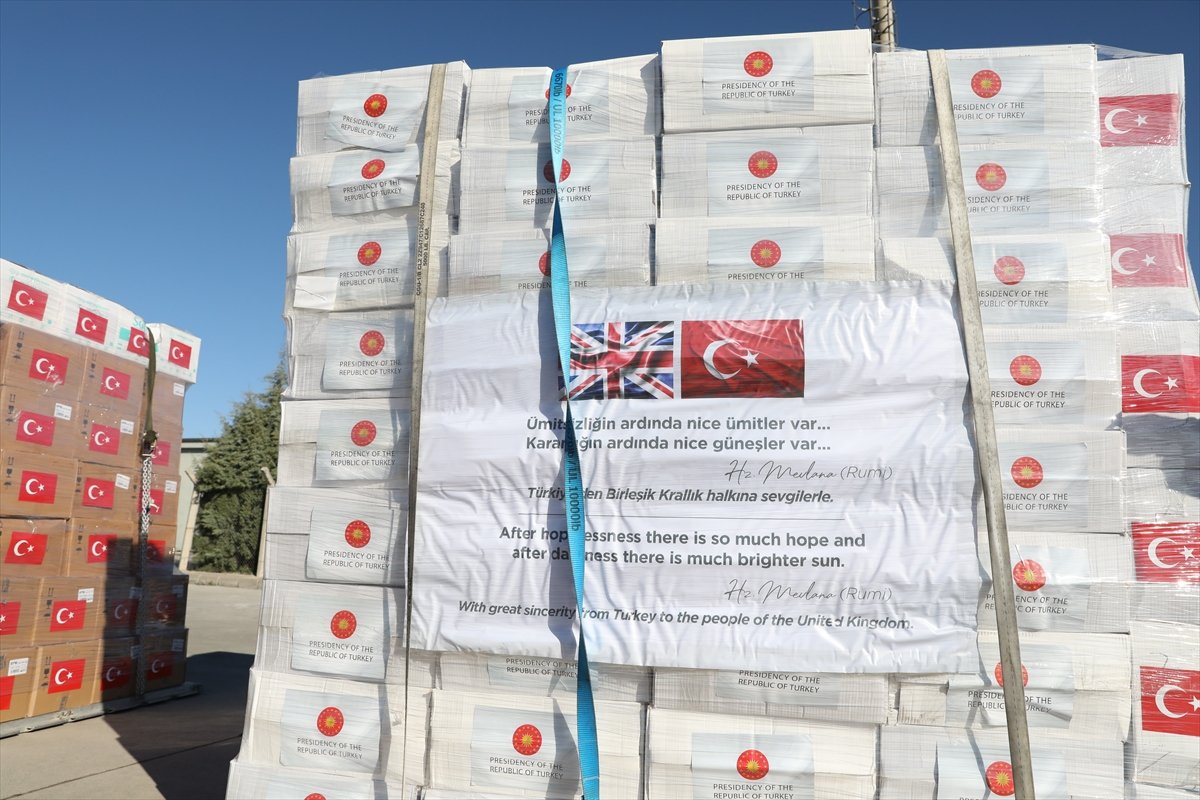 Türkiye 57 ülkeye korona yardımında bulundu