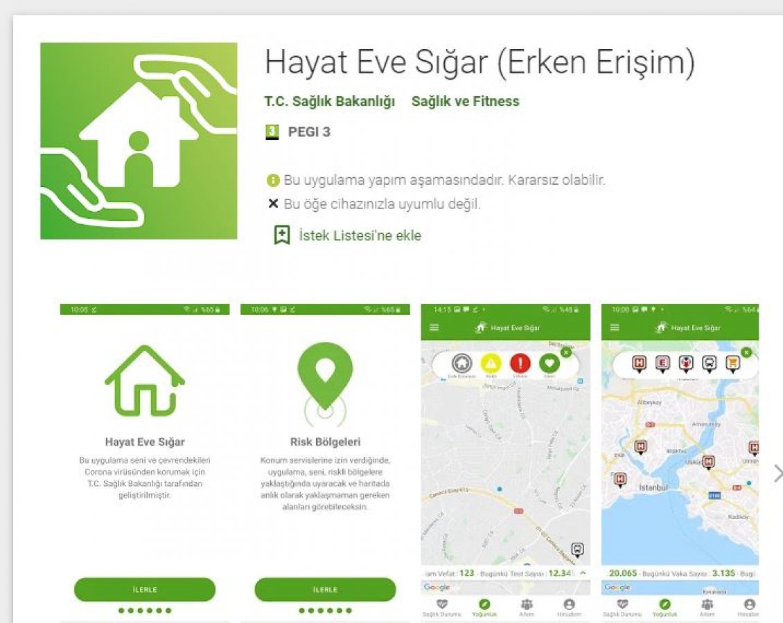 Sağlık Bakanlığı�ndan Hayat Eve Sığar başvurusu erken erişimde