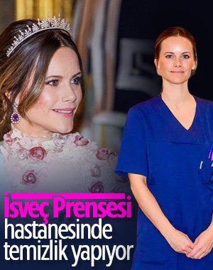 İsveç Prensesi, hastanede çalışmaya başladı
