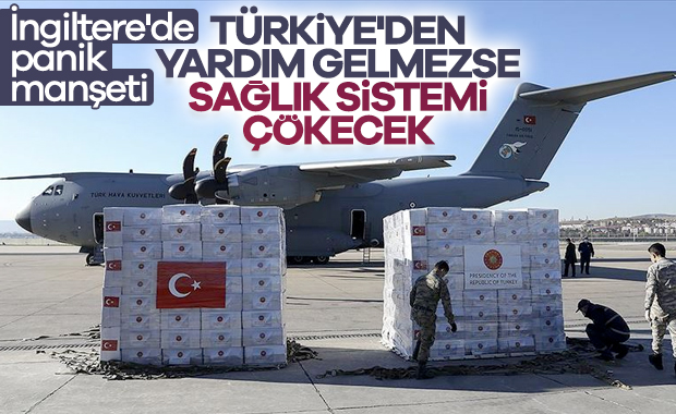 İngiltere'nin gözü, Türkiye'den yapılacak tıbbi yardımda