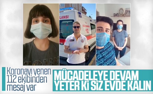 Koronavirüsü yenen sağlık çalışanlarından mesaj