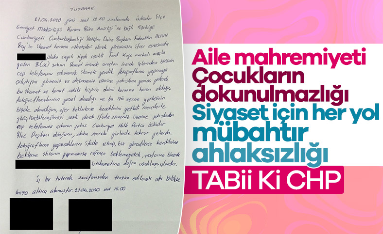 CHP'li başkandan Altun Ailesi'ne foto taciz