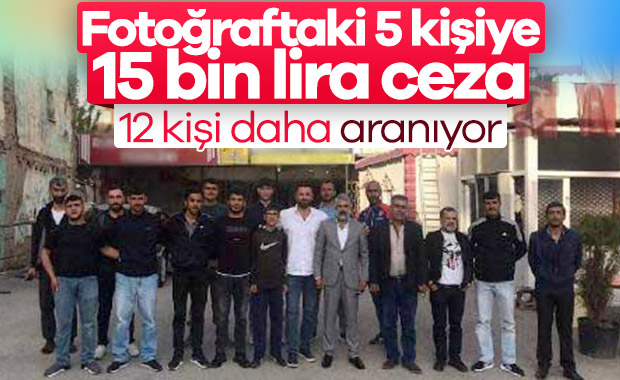 Elazığ'da toplu fotoğraf çektirenlere 15 bin lira ceza