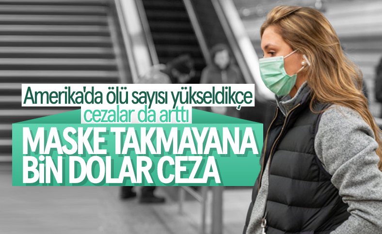 ABD’de maske takmayana ceza yaygınlaşıyor
