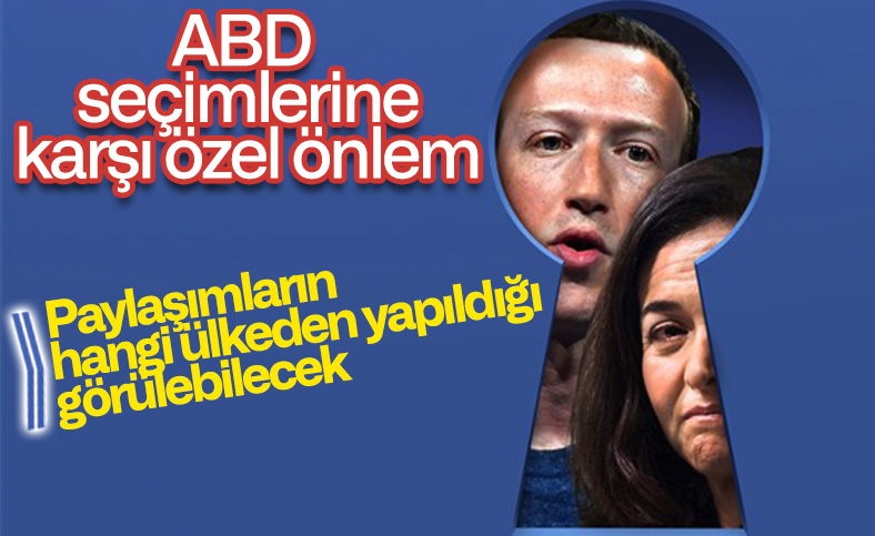 Facebook, seçim paylaşımlarının hangi ülkeden yapıldığını gösterecek