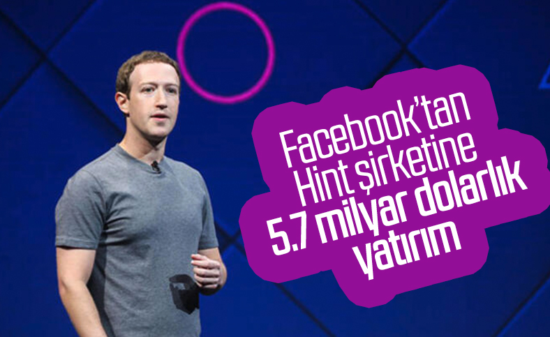Facebook'tan, Hindistan'a 5.7 milyar dolarlık dev yatırım