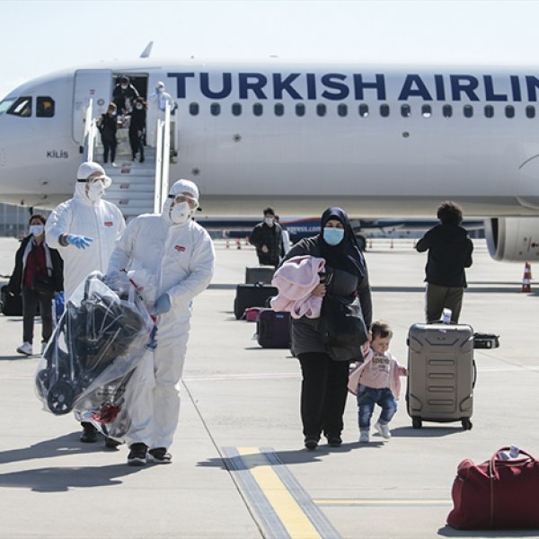 Azerbaycan'daki 185 Türk vatandaşı Ankara'ya getirildi