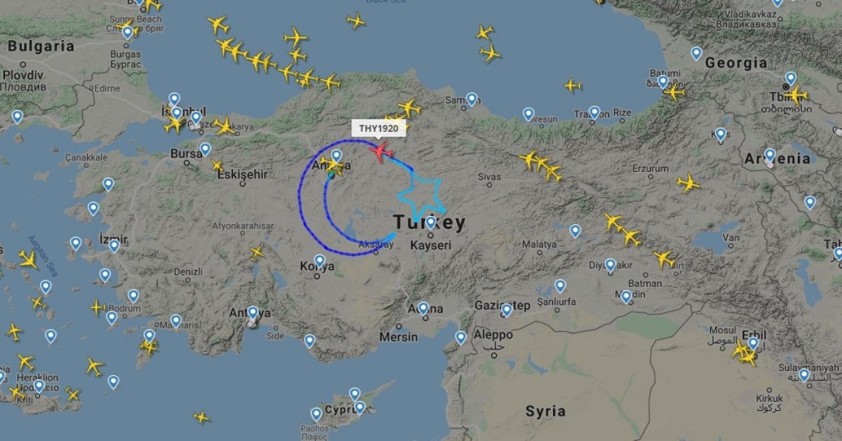 Türk Hava Yolları, dünyanın en büyük bayrağını açtı 