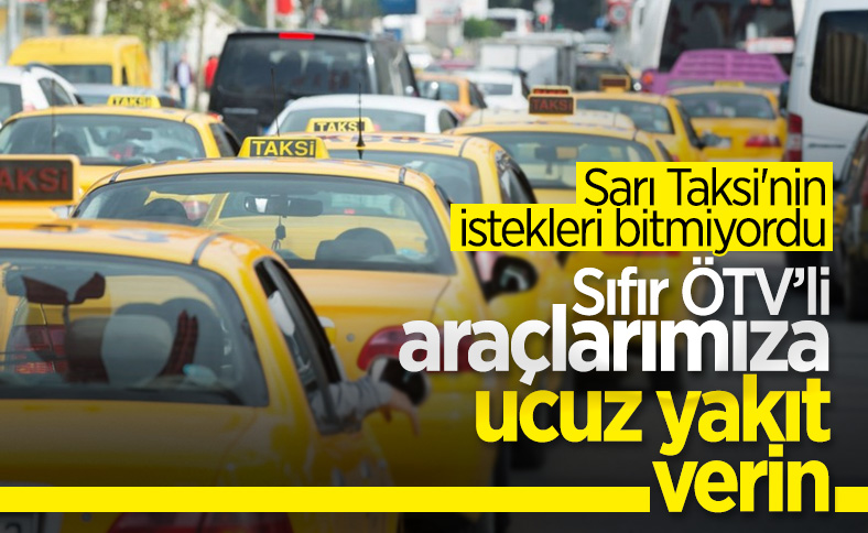 Taksicilerden koronavirüs yardım talebi