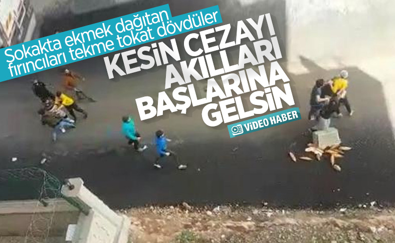 Mardin'de ekmek dağıtan iki fırıncı dayak yedi