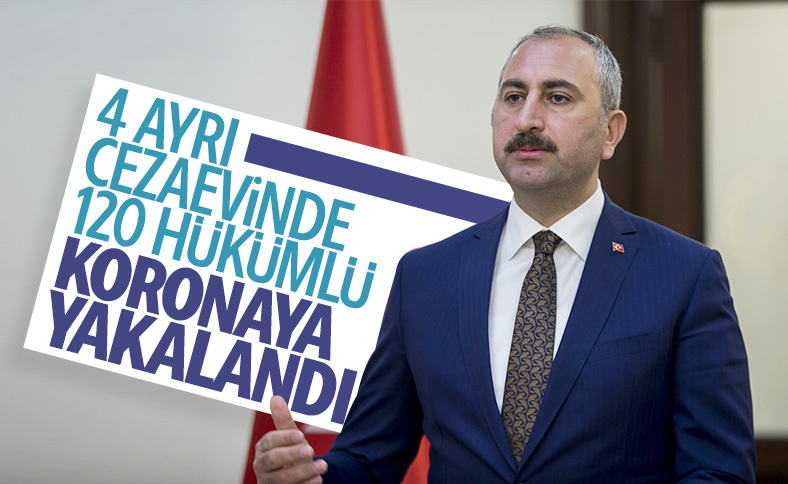 Cezaevlerindeki 120 tutukluya korona tanısı konuldu
