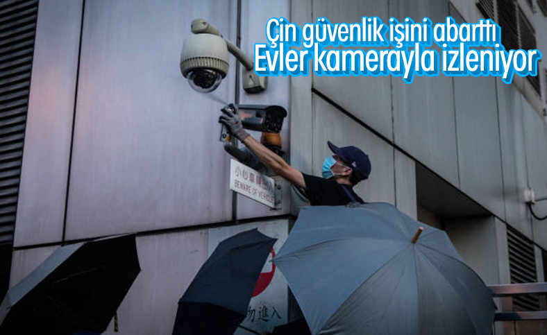 Çin, artık evlerin içine de kamera yerleştiriyor