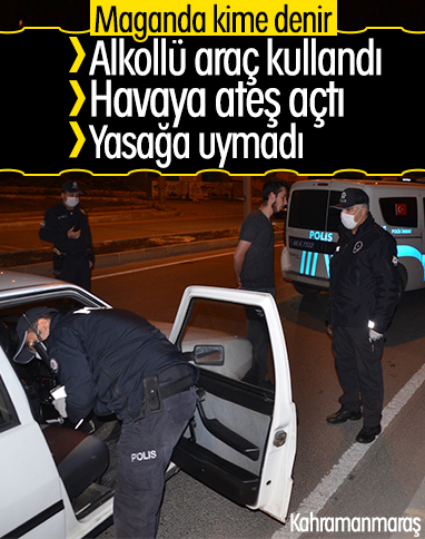 Kahramanmaraş'ta alkollü sürücü yakalandı