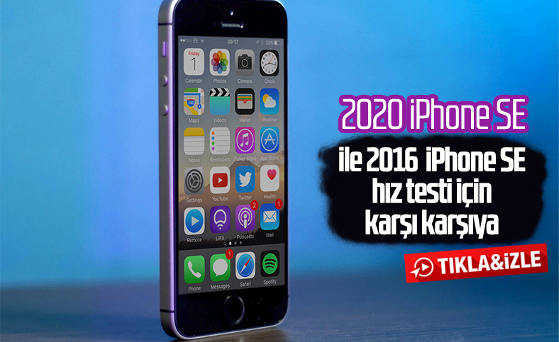 2020 iPhone SE, eski iPhone SE ile hız testine girdi