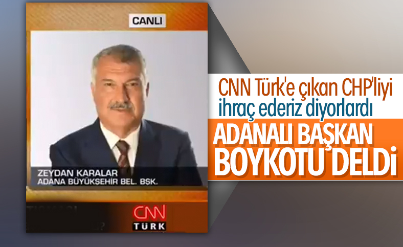 Zeydan Karalar, CHP'nin CNN Türk boykotunu deldi