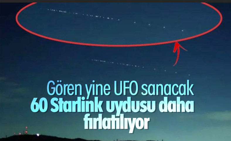 Bu hafta 60 adet Starlink uydusu daha fırlatılacak