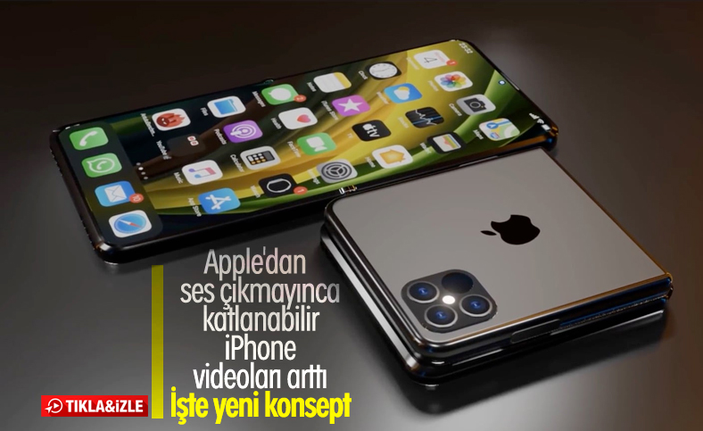 Katlanabilir yeni iPhone konsepti: iPhone 12 Flip