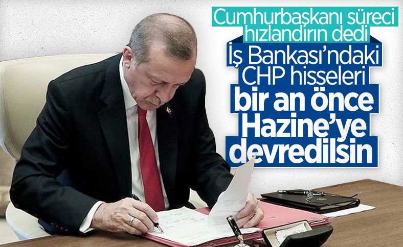 Cumhurbaşkanı Erdoğan'dan İş Bankası talimatı