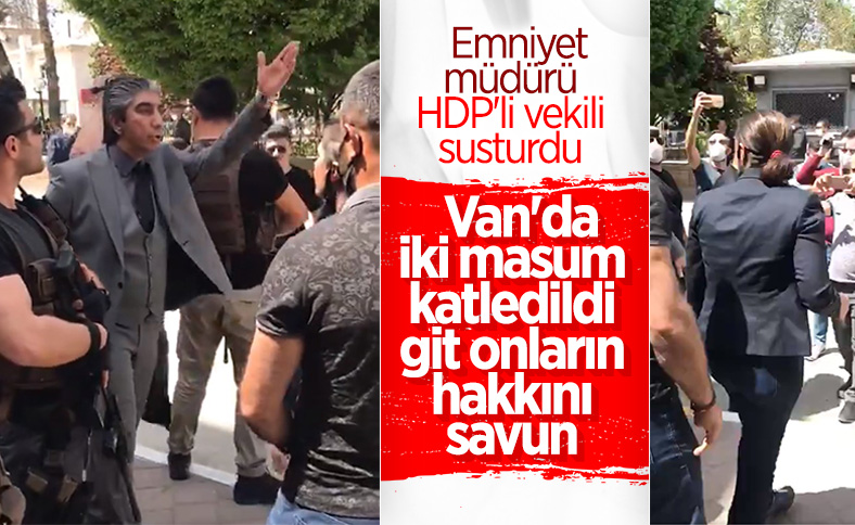 Iğdır Emniyet Müdürü, HDP'li vekili susturdu