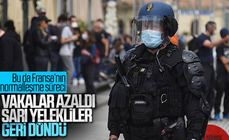Sarı Yelekliler tekrar sokaklara döndü