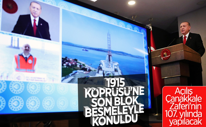 1915 Çanakkale Köprüsü'nde sona doğru