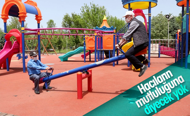 65 yaş ve üzeri vatandaşlar parklara akın etti