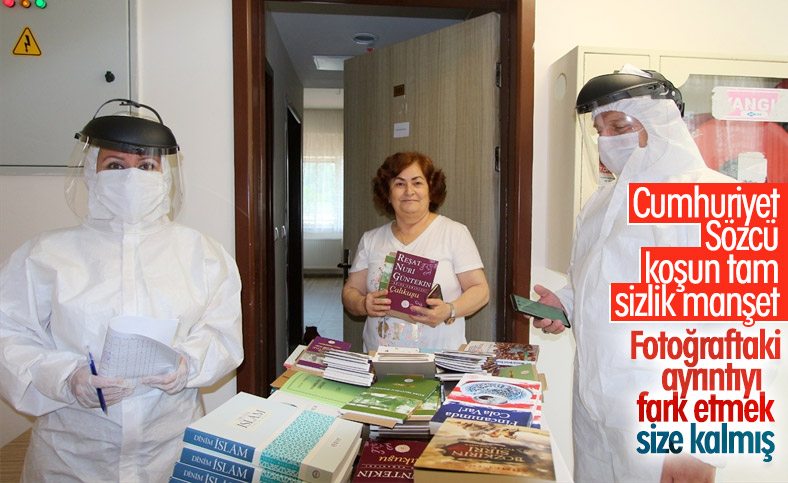 Karantinaya alınanlara kitap hizmeti