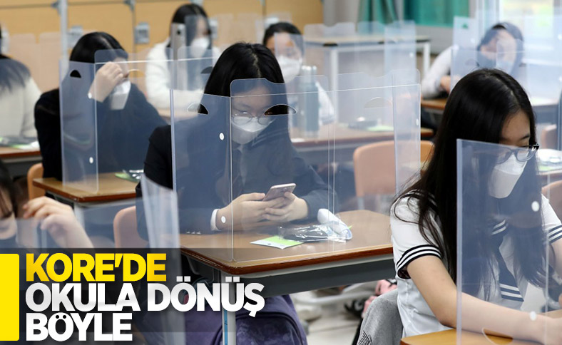 Güney Kore'de okullar kademeli olarak açılıyor
