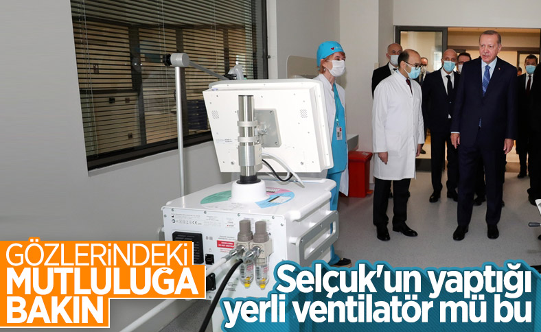 Erdoğan, Başakşehir'de yerli solunum cihazını inceledi
