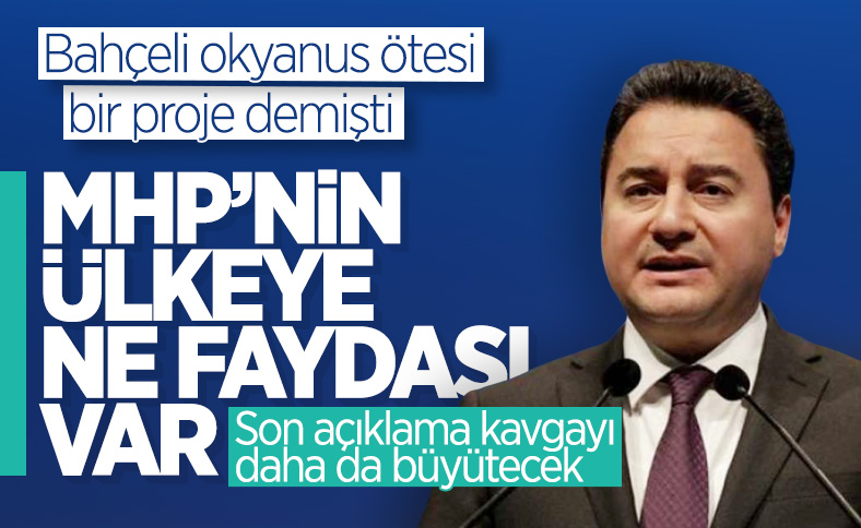 Babacan, Bahçeli'nin FETÖ suçlamalarına yanıt verdi