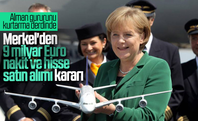 Alman hükümetinden Lufthansa'ya 9 milyar euroluk yardım