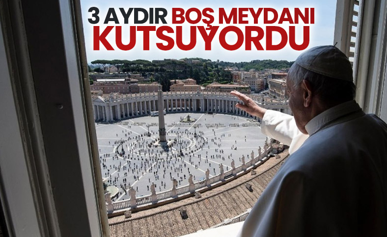 Papa Francis, 3 ay aradan sonra ilk kutsamayı yaptı