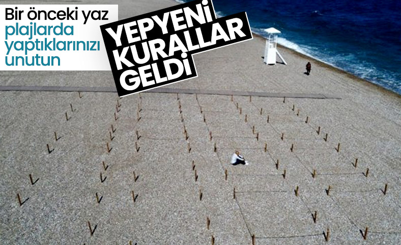 'Yeni normal'e göre plajlara yeni kurallar getirildi