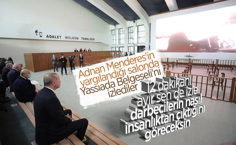 Erdoğan ve Bahçeli Demokrasi ve Özgürlükler Adası'nda