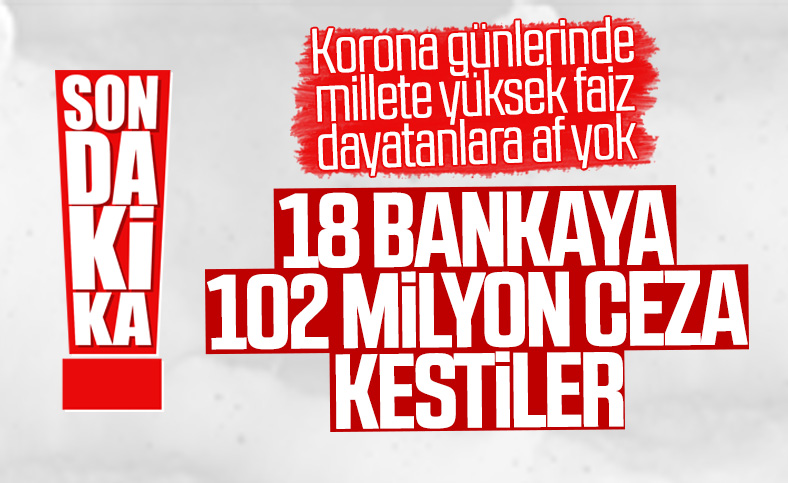 BDDK'dan 18 bankaya toplam 102 milyon ceza