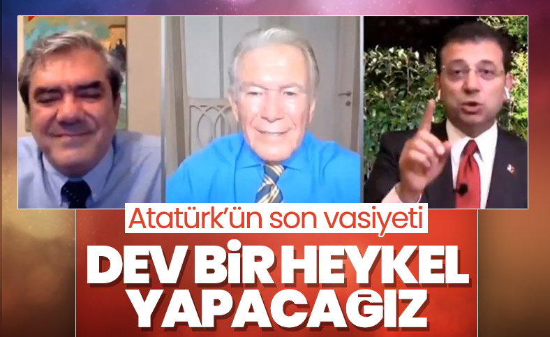 Ekrem İmamoğlu: İstanbul'a yakışır bir heykel yapacağız